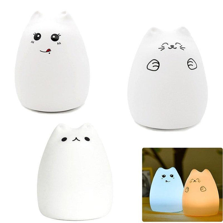 Silicone Touch Sensor LED Night Light For Children Baby Kids - Mamofa Global Store