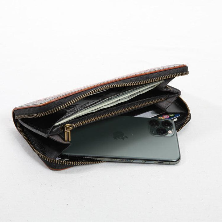 New Handmade Retro Cowhide Wallet For Men - Mamofa Global Store