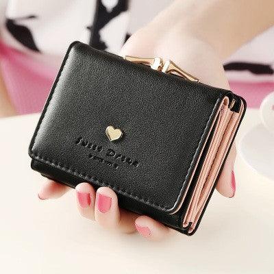 Buckle Change Bit Card Bag Multi-function Wallet - Mamofa Global Store