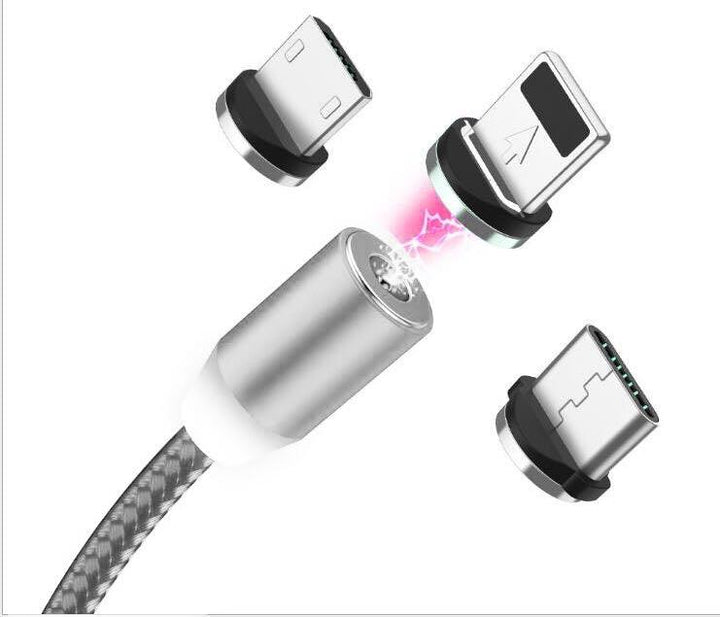 Compatible with Apple , YBD 1m magnetic LED charging cable - Mamofa Global Store