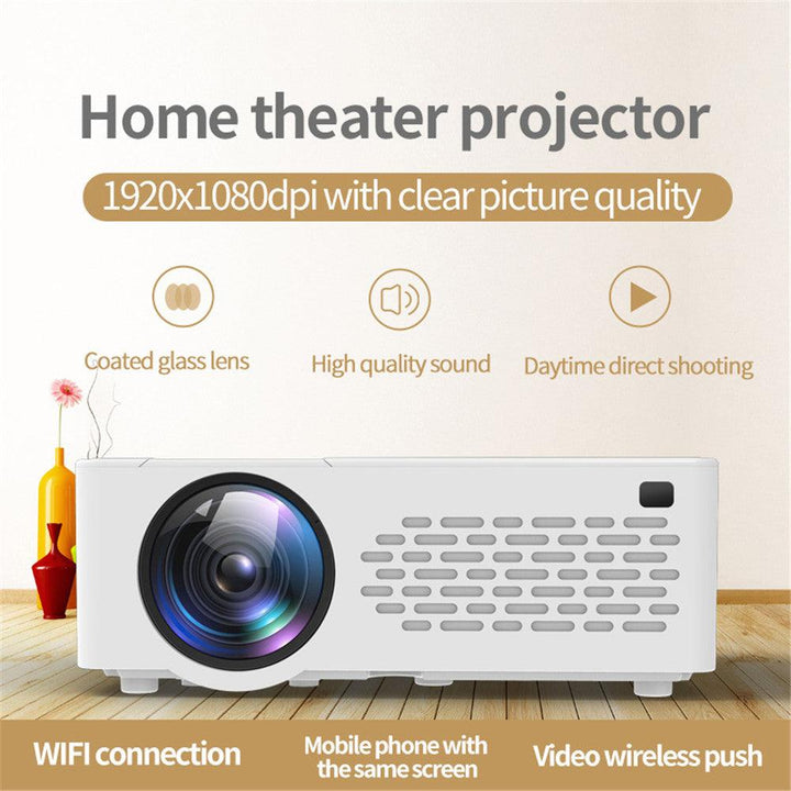 Home Mini Portable Projector Smart Phone With Screen - Mamofa Global Store