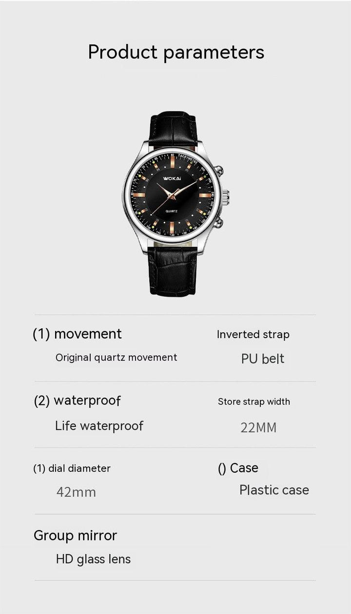 Quartz Belt Men's Watch - Mamofa Global Store