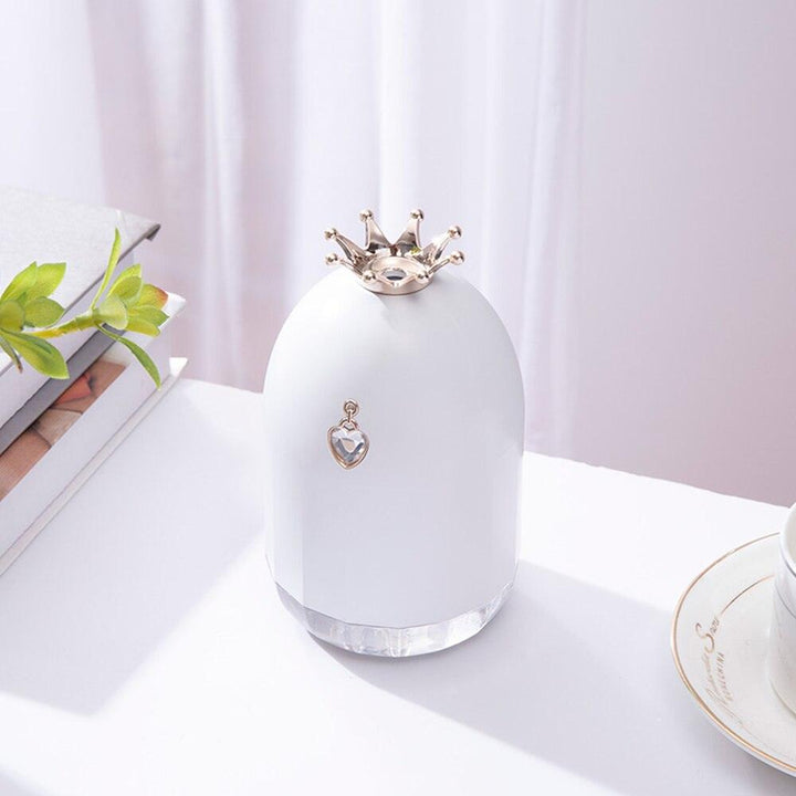 Seven color humidifier, small creative new product, water supplement, crown mute, spray home appliances. - Mamofa Global Store