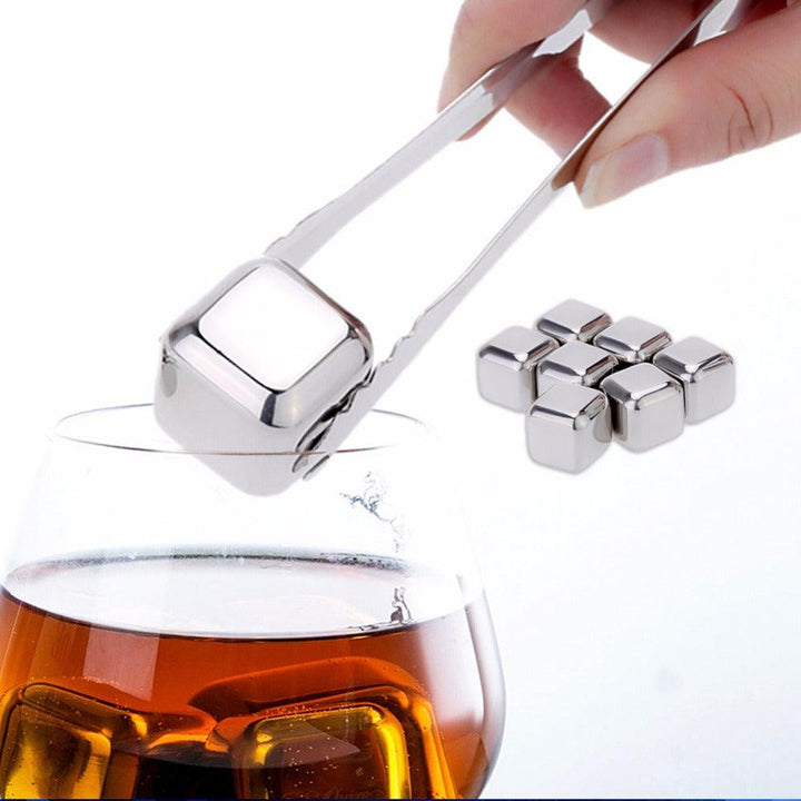 Ice Cubes Set Herbruikbare Chilling Stones Voor Whiskey Cooling Cube Koelen Rots Party Bar Tool - Mamofa Global Store