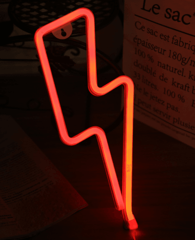 Decorative neon lights at night - Mamofa Global Store