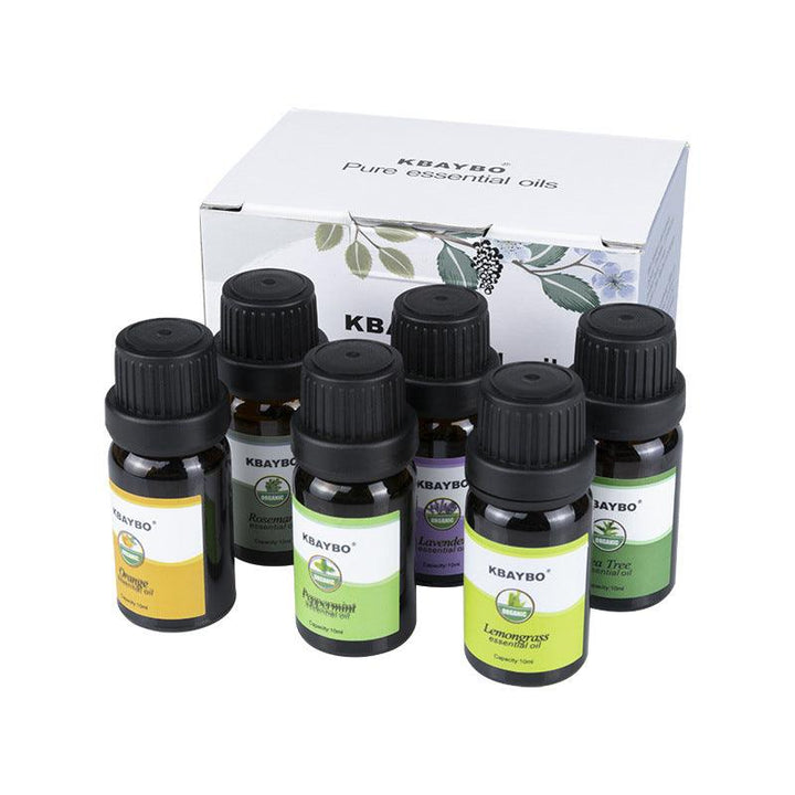 6-Piece Essential Oil Kit for Wellness & Relaxation (Aromatherapy) - Mamofa Global Store