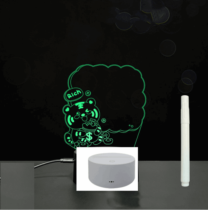 Acrylic Board Handwriting Message Board LED Light - Mamofa Global Store