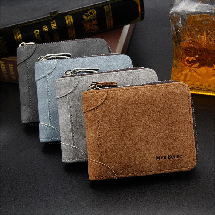 Men's Simplicity Wallet Fashion Frosted - Mamofa Global Store