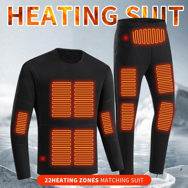 Long Johns USB Heating Thickened Cold Protection Suit - Mamofa Global Store