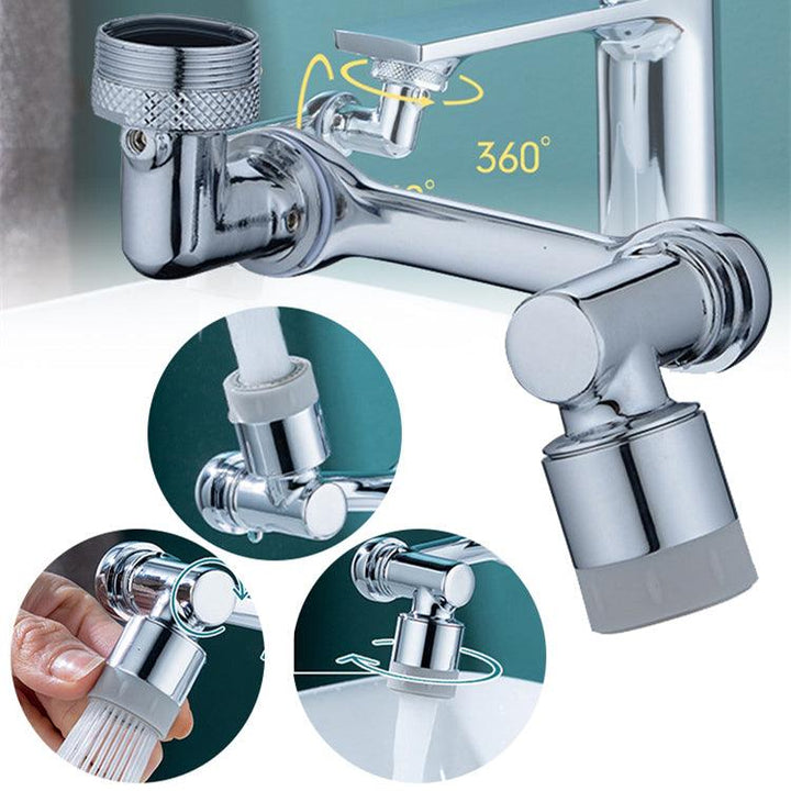 Universal 1080 Swivel Faucet Aerator Multifunction Faucet Extender Universal Swivel Splash Resistant Shower - Mamofa Global Store