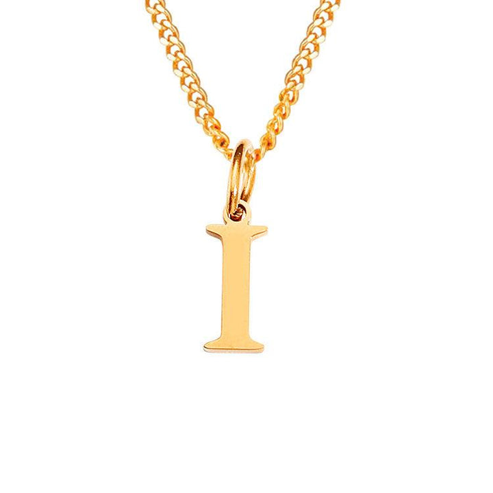 26 Letters All-Match 14K Stainless Steel Necklace - Mamofa Global Store