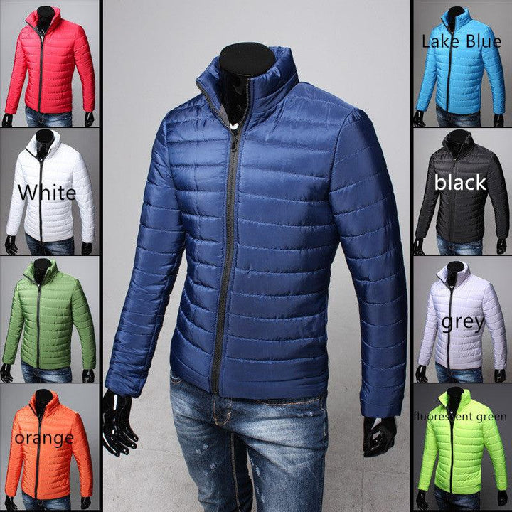 Men's Fashion Stand-up Collar Downcotton-padded Jacket - Mamofa Global Store