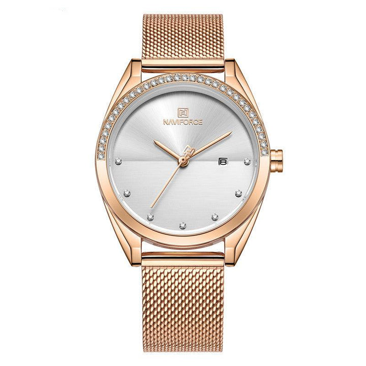 Waterproof Calendar Women Quartz Watch - Mamofa Global Store