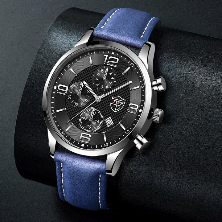 Men's Calendar Quartz Watch Fashion - Mamofa Global Store