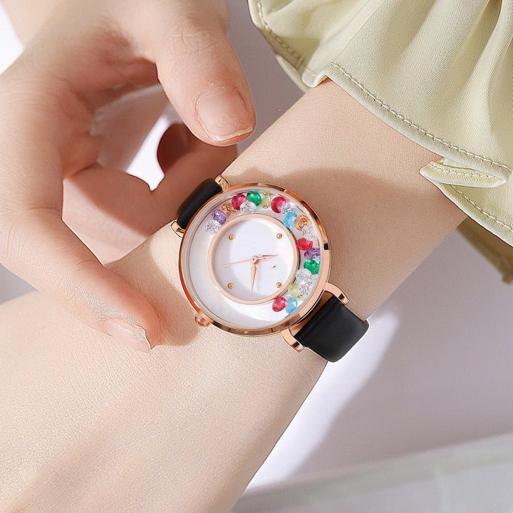 Elegant Gemstone Ball Exquisite Women's Watch - Mamofa Global Store