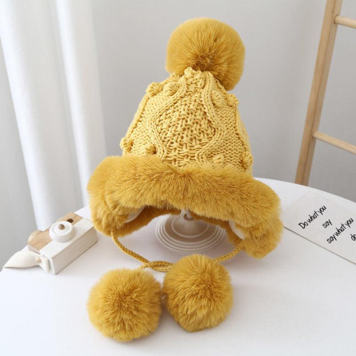 Winter Knitted Ear Protection Wool Hat Parent-child Style - Mamofa Global Store