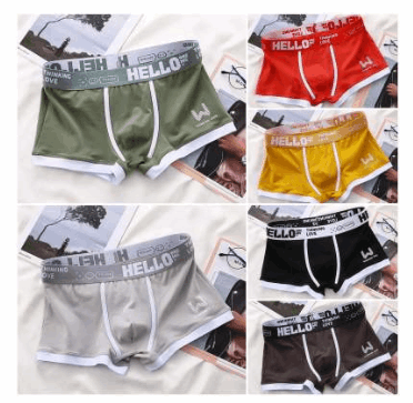 Men's Boxers Trendy Breathable Contrast Color - Mamofa Global Store