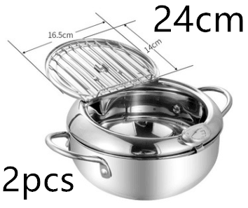 Stainless Steel Telescopic Folding Basket Frying Basket French Fries Degreasing Kitchen Tool - Mamofa Global Store