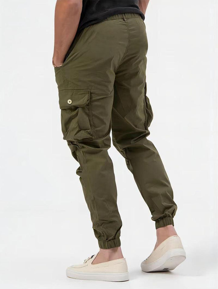 Men's Three-dimensional Bag Woven Cargo Pants Trousers - Mamofa Global Store