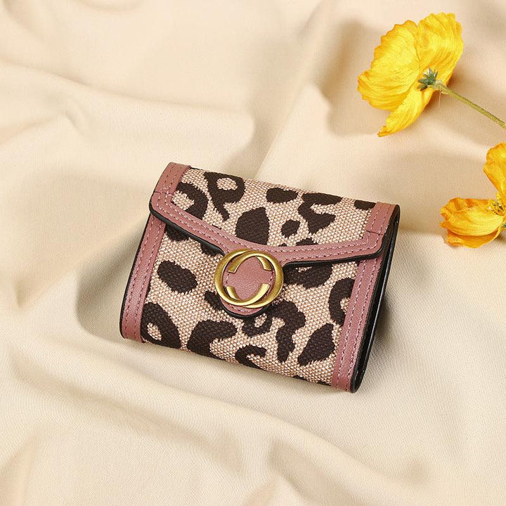 New Leopard Print Women's Wallet Multi-card-slot Coin Purse All-in-one Clutch Card Holder Female - Mamofa Global Store