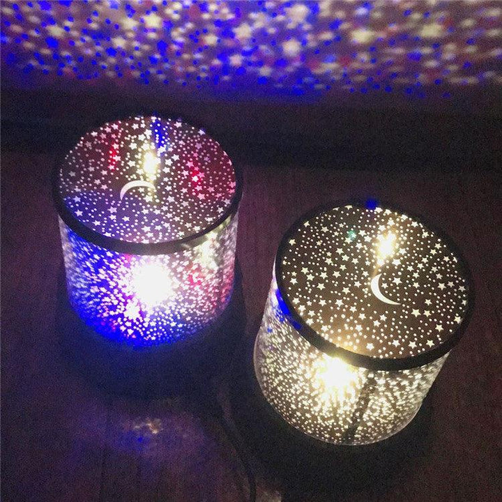 LED Night Light Projector Lamp Colorful Star Light (Random Color) - Mamofa Global Store