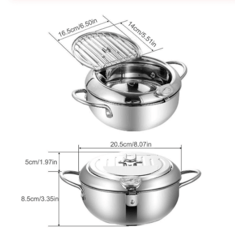 Stainless Steel Telescopic Folding Basket Frying Basket French Fries Degreasing Kitchen Tool - Mamofa Global Store