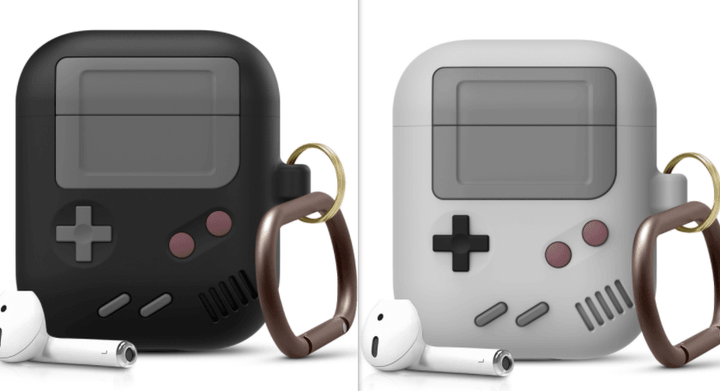 Compatible with Apple, Silicone Cover Case For Airpods Case Cover Compatible With For Airpods Pro Case Classic Game Player Design Case With Keychain - Mamofa Global Store