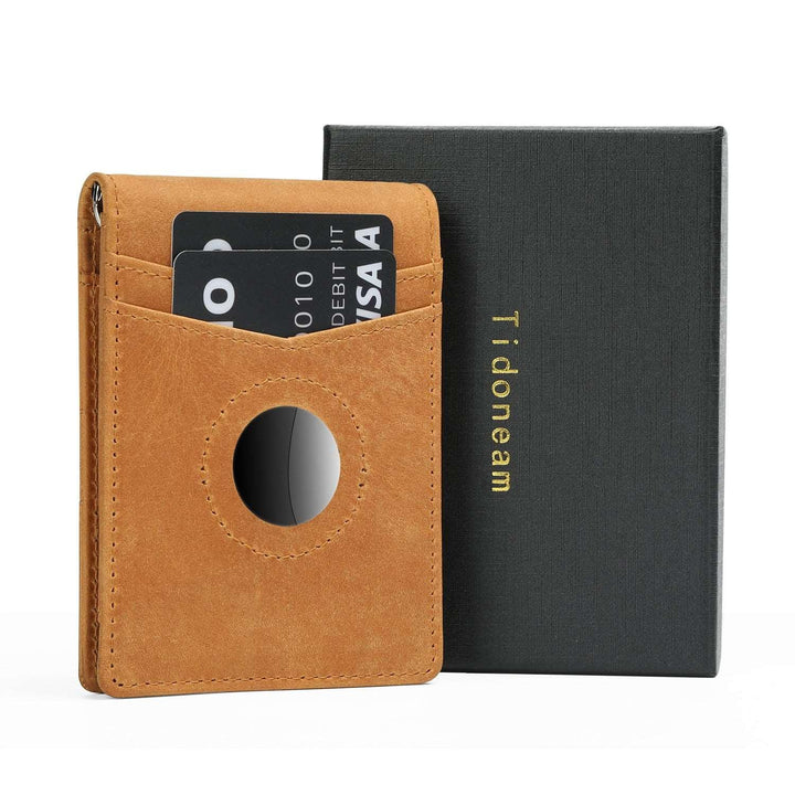 Anti-theft Brush Genuine Leather Men's Wallet - Mamofa Global Store