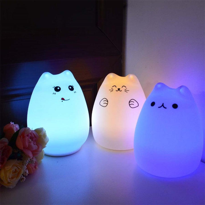 Silicone Touch Sensor LED Night Light For Children Baby Kids - Mamofa Global Store