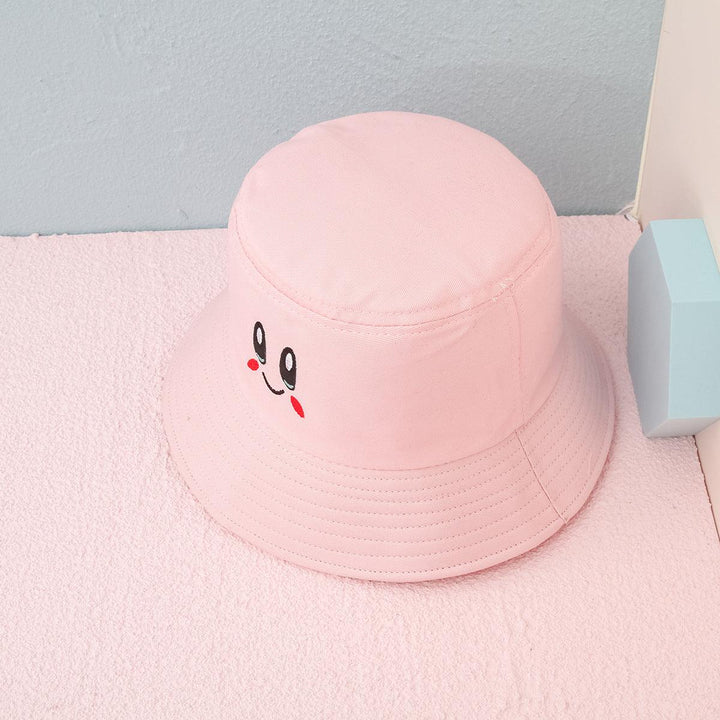 Japanese Style All-matching Women's Spring And Autumn Bucket Hat Cute Expression - Mamofa Global Store