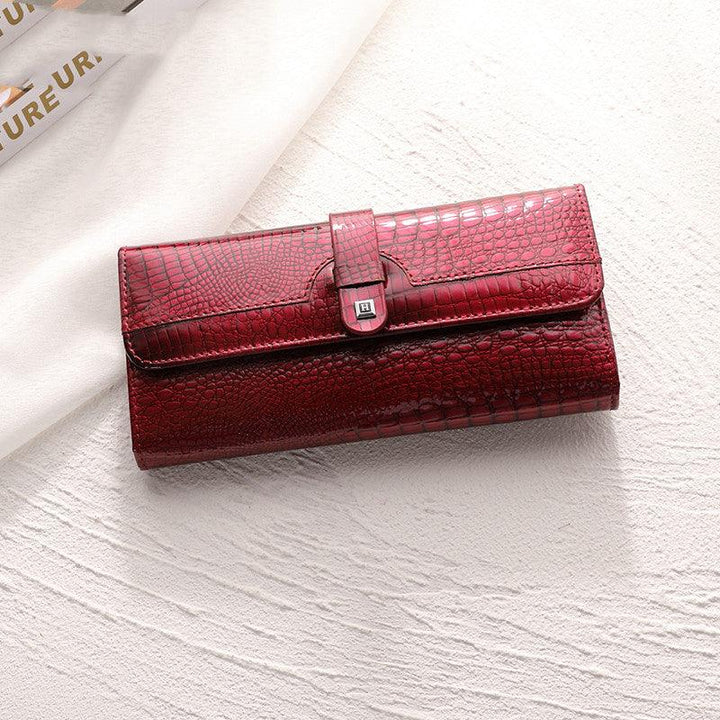 Women's Summer New Bright Leather Wallet - Mamofa Global Store