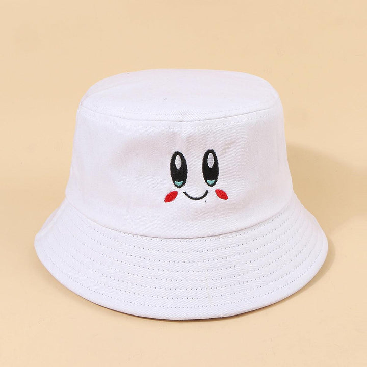 Japanese Style All-matching Women's Spring And Autumn Bucket Hat Cute Expression - Mamofa Global Store