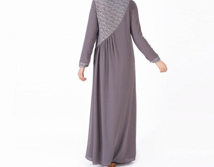 ABAYA Dubai Travel Long Sleeve Chiffon Dress - Mamofa Global Store