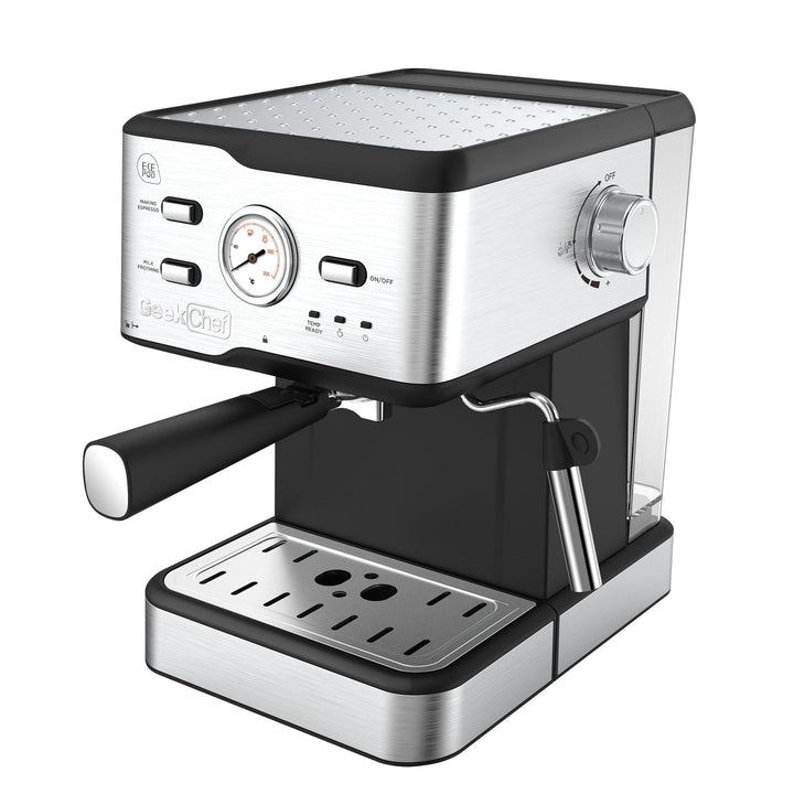 Espresso Machine 20 Bar Pump Pressure Cappuccino Latte Maker Coffee Machine With ESE POD Filter&Milk Frother Steam Wand&thermometer, 1.5L Water Tank, Stainless Steel Espresso Ban On Amazon - Mamofa Global Store