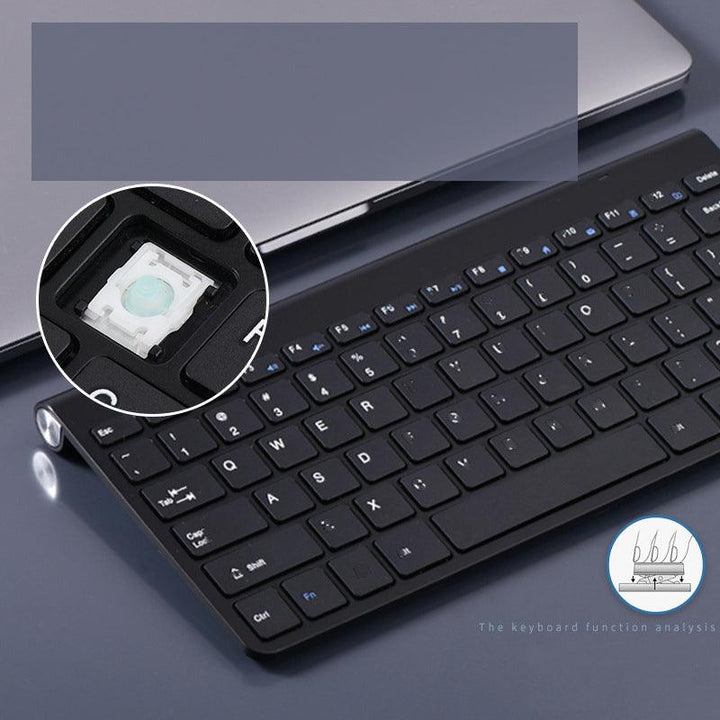 Usb Slim Mouse Mini Wireless Keyboard - Mamofa Global Store