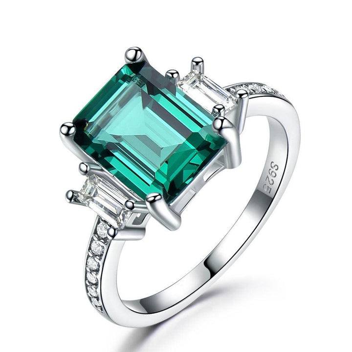 Square Fashion Design Morgan Stone Gemstone Ring - Mamofa Global Store