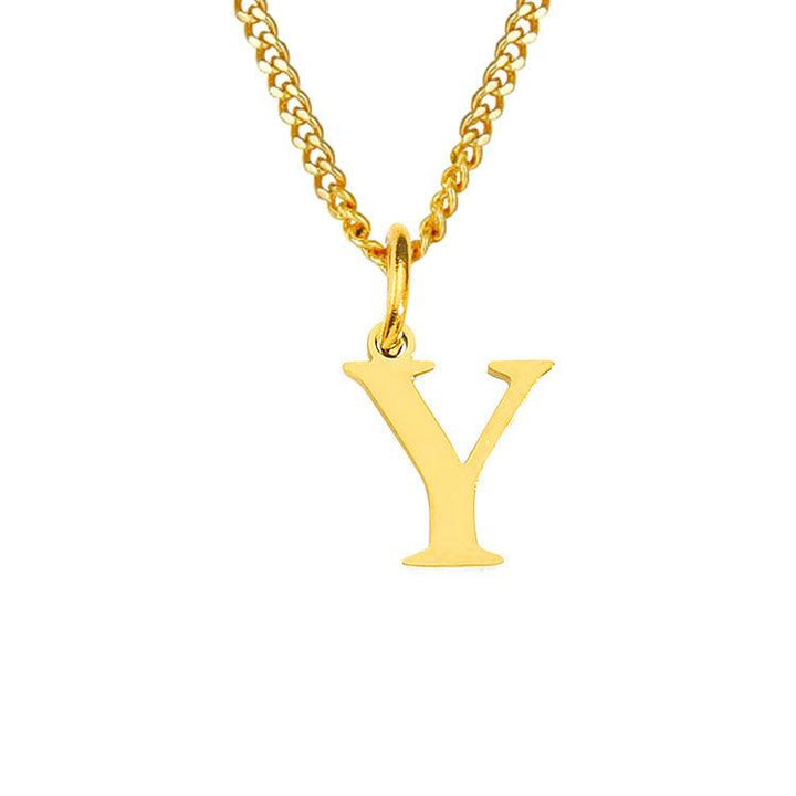 26 Letters All-Match 14K Stainless Steel Necklace - Mamofa Global Store