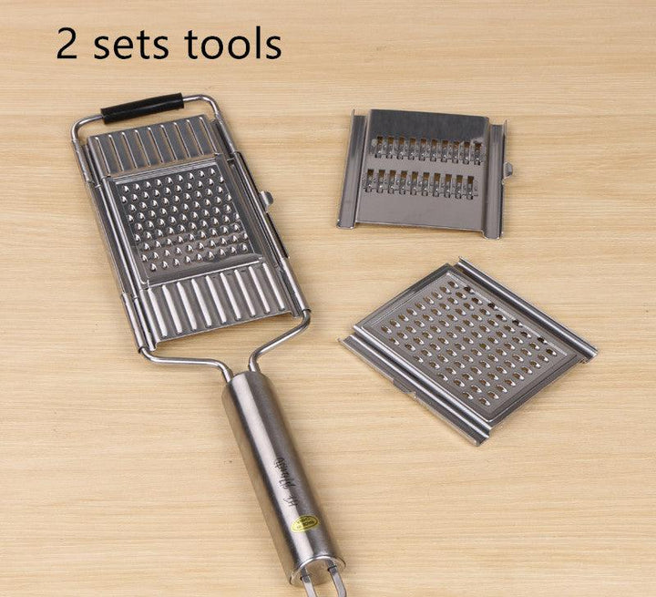 Stainless Steel Grater, Vegetable And Fruit Slicer, Peeler - Mamofa Global Store