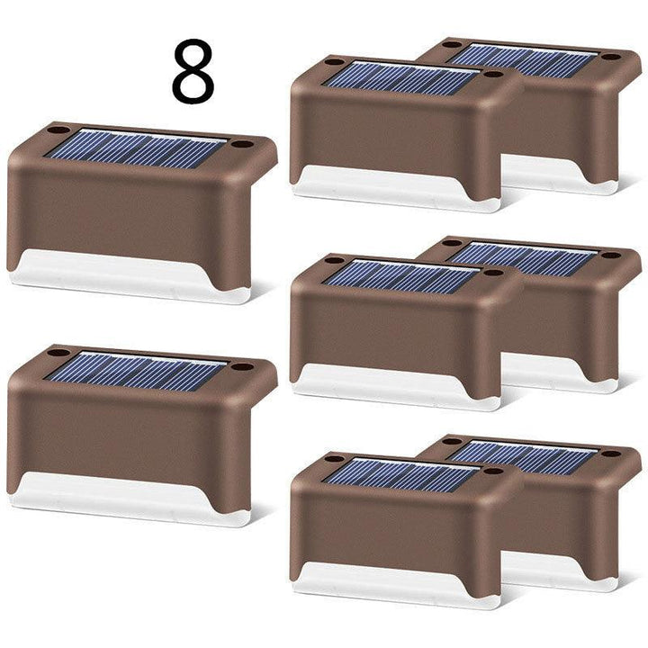 New Upgrade Waterproof LED Solar Fence Lamp Solar Deck Lights Solar Step Light Outdoor For Patio Stairs Garden Pathway Step Yard - Mamofa Global Store