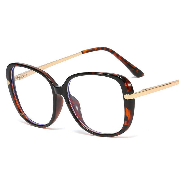 Large frame glasses frame myopia glasses - Mamofa Global Store