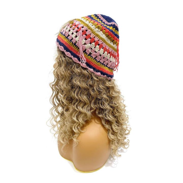 Women's Fashion Hand Crocheted Beanie Pot Hat - Mamofa Global Store