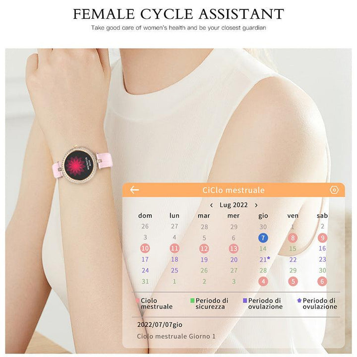 Female Intelligence Bluetooth Calling Health Monitoring Watch - Mamofa Global Store