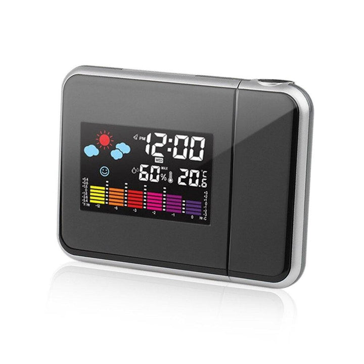 Black digital projection alarm cloc - Mamofa Global Store