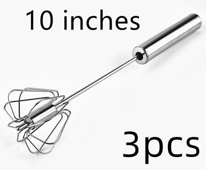 Stainless Steel Semi Automatic Egg Beater Kitchen Tools Hand Held - Mamofa Global Store