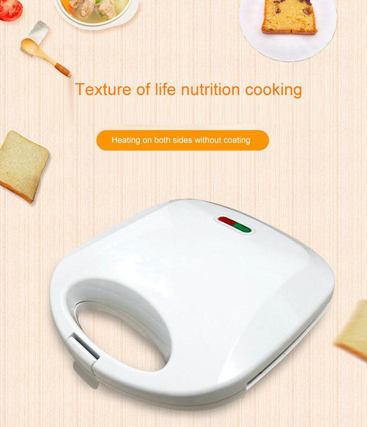 white color Double-sided breakfast sandwich machine panini toaster household omelette Fried steak sanwich maker 220V - Mamofa Global Store