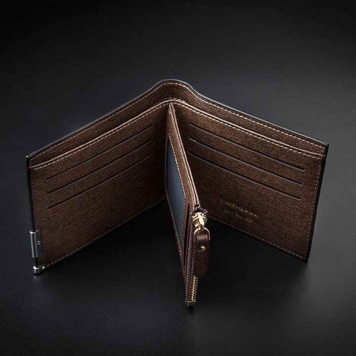 Men's Wallet Short Business Embossed - Mamofa Global Store