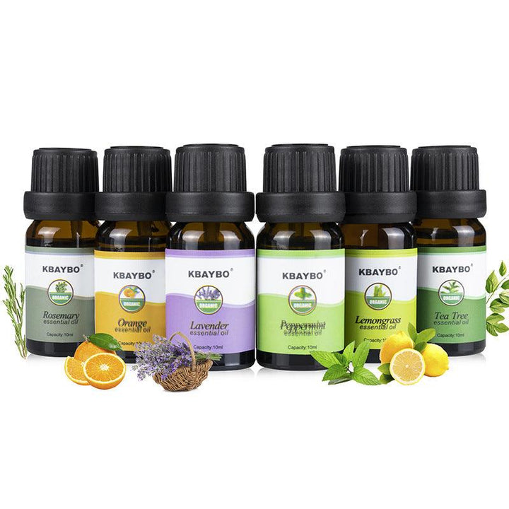 6-Piece Essential Oil Kit for Wellness & Relaxation (Aromatherapy) - Mamofa Global Store