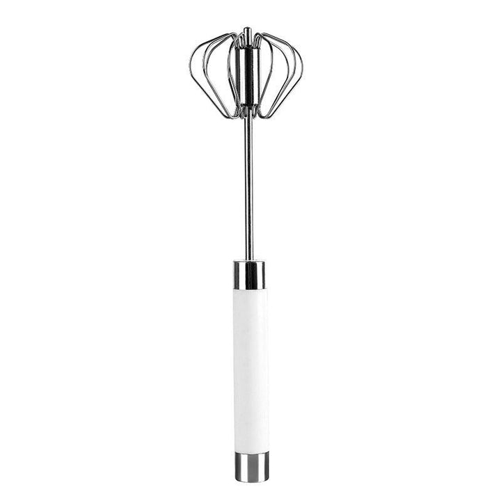 Semi-automatic Stainless Steel Egg Beater Whisk Hand Pressure Rotating Manual Mixer Egg Tools Cream Stirrer Kitchen Accessories - Mamofa Global Store