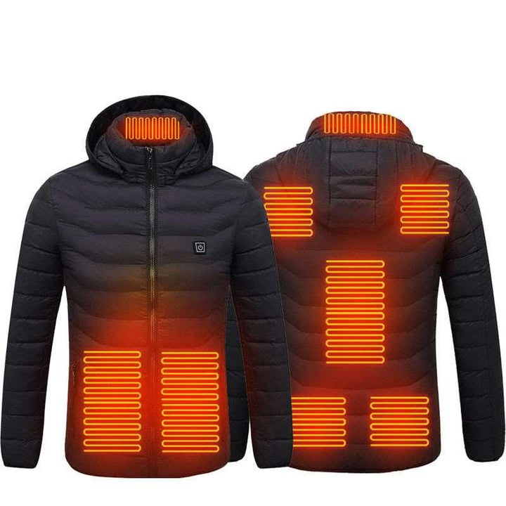 New Heated Jacket Coat USB Electric Jacket Cotton Coat Heater Thermal Clothing - Mamofa Global Store