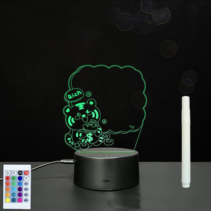 Acrylic Board Handwriting Message Board LED Light - Mamofa Global Store